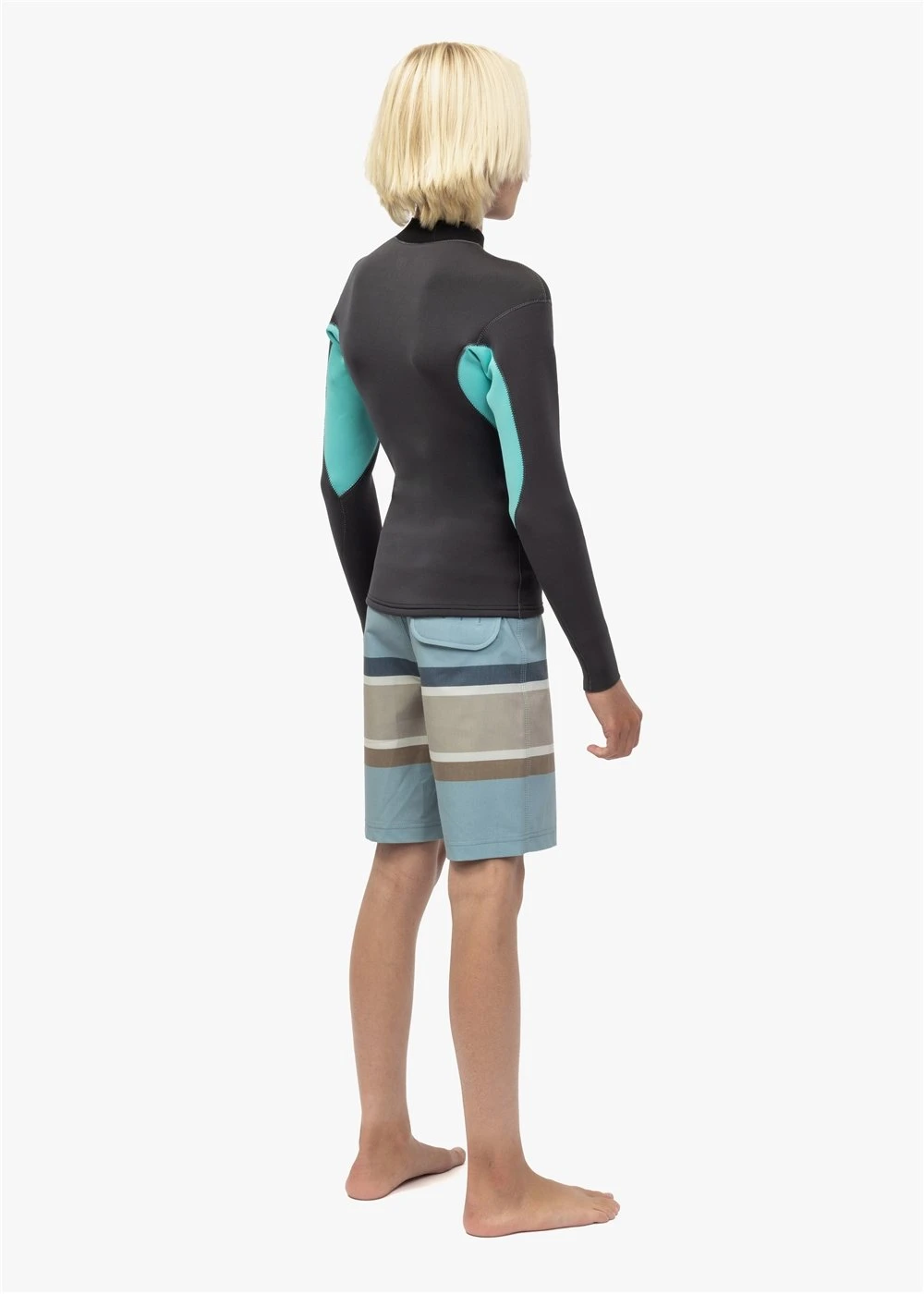 Vissla Solid Set Boys 2Mm Ls Wetsuit Jacket 4 Vissla Solid Set Boys 2Mm Ls Wetsuit Jacket - Image 2