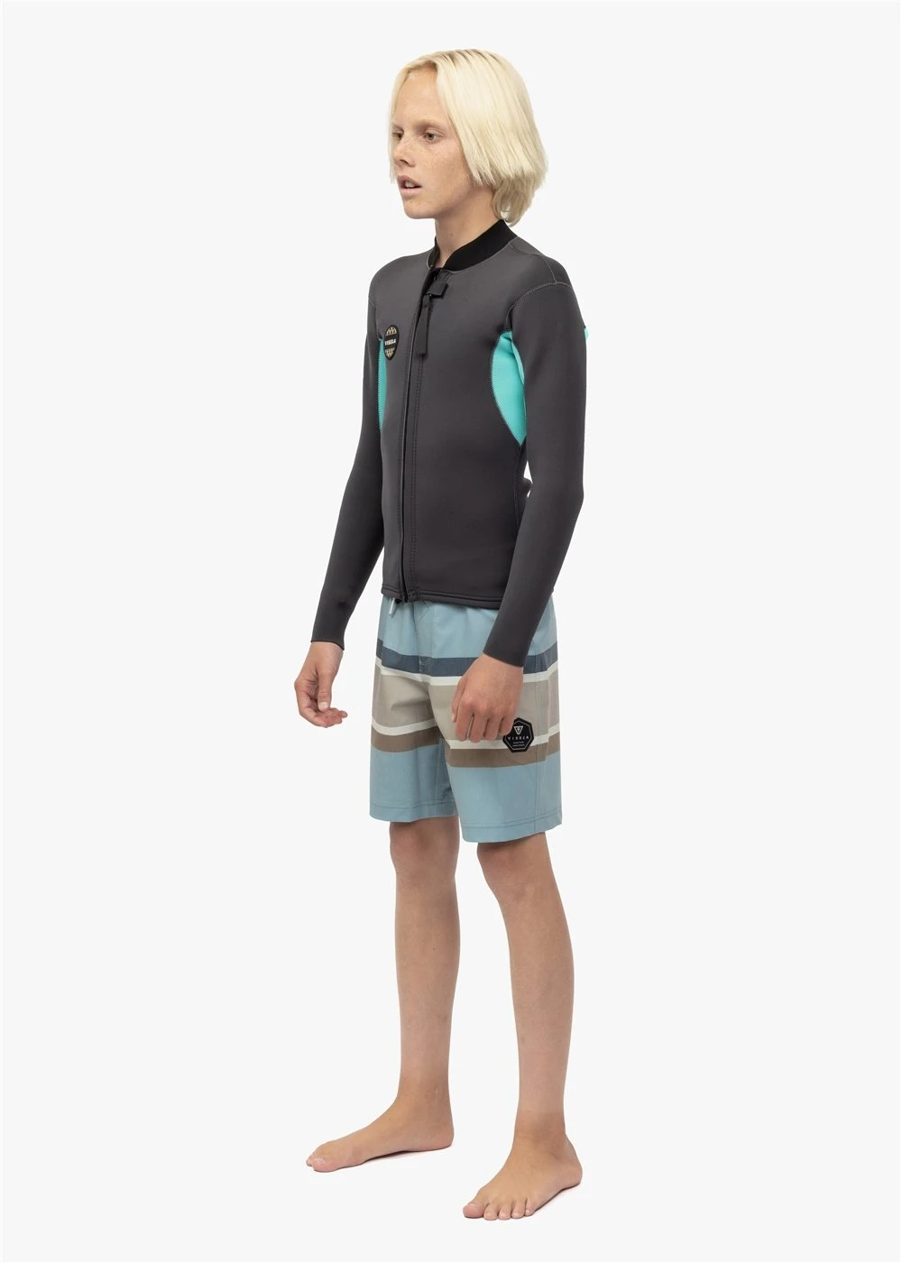 Vissla Solid Set Boys 2Mm Ls Wetsuit Jacket 5 Vissla Solid Set Boys 2Mm Ls Wetsuit Jacket - Image 3