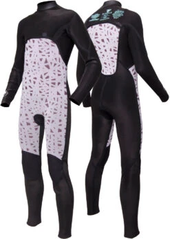 Vissla 7 Seas 3-2 Boys Chest Zip Full Wetsuit 10 Vissla 7 Seas 3-2 Boys Chest Zip Full Wetsuit -Urban Nomad BW32M7FC RRD 2