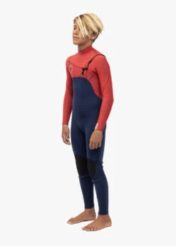 Vissla 7 Seas 3-2 Boys Chest Zip Full Wetsuit 9 Vissla 7 Seas 3-2 Boys Chest Zip Full Wetsuit -Urban Nomad BW32M7FC RRD 8