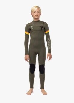 Vissla 7 Seas Boys Raditude 3-2 Full Chest Zip Wetsuit