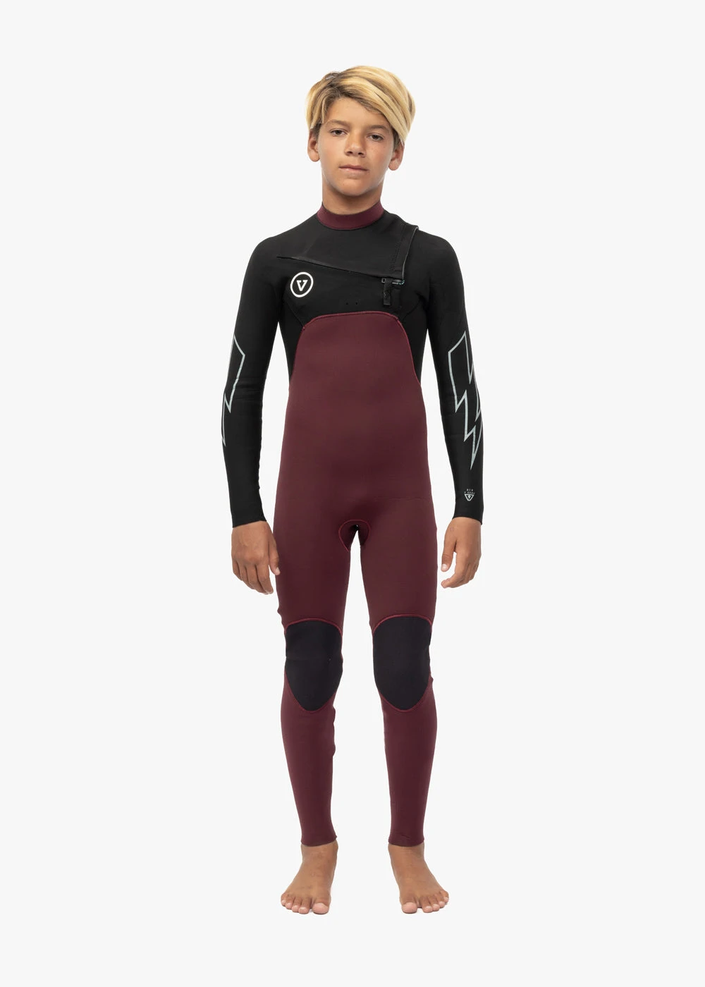 Vissla 7 Seas Boys 4-3 Bolt Full Chest Zip Wetsuit 3 Vissla 7 Seas Boys 4-3 Bolt Full Chest Zip Wetsuit