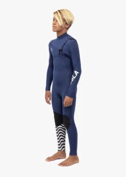 Vissla 7 Seas Boys 4-3 Full Chest Zip Wetsuit -Urban Nomad BW43Y7FC NVL 8