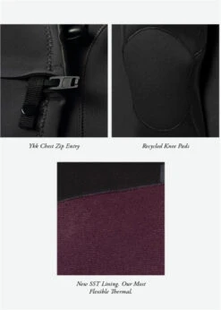 Vissla 7 Seas Comp 4-3 Full Chest Zip Wetsuit -Urban Nomad MW43Q7CC 3