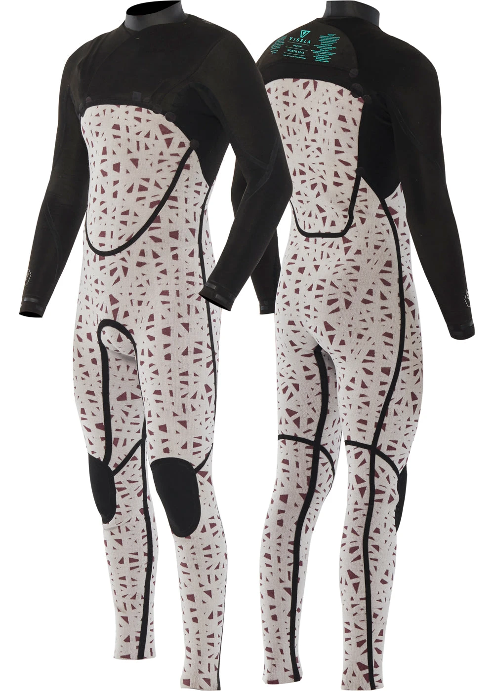 Vissla North Seas 4-3 Full Chest Zip Wetsuit 6 Vissla North Seas 4-3 Full Chest Zip Wetsuit - Image 4