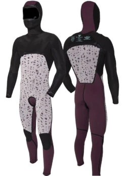 Vissla 7 Seas 4-3 Full Hooded Chest Zip Wetsuit -Urban Nomad MW43Y7HC 2