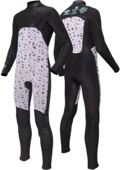 Vissla 7 Seas Boys 3-2 Full Back Zip Wetsuit -Urban Nomad YOUTH7SEASINSIDE 2