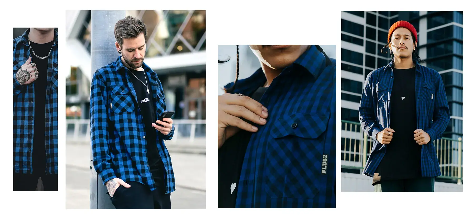 Urban Nomad -Urban Nomad flannel blue banner 1