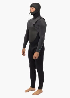 Vissla High Seas II 5-4 Full Hooded Chest Zip Wetsuit 9 Vissla High Seas II 5-4 Full Hooded Chest Zip Wetsuit -Urban Nomad highseas5 4side