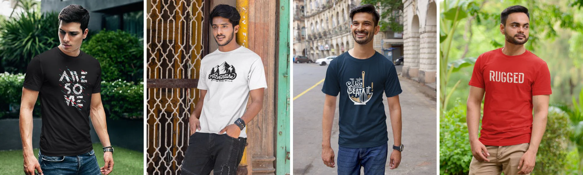 Urban Nomad -Urban Nomad men printed tshirt gogirgit